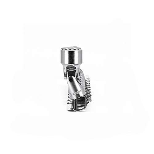 Genius Tools US-209M - 9 Piece 1/4" Drive Universal Hand Socket Set (12-Point), Metric 6mm-14mm Sizes, Cr-V Steel - Image 2