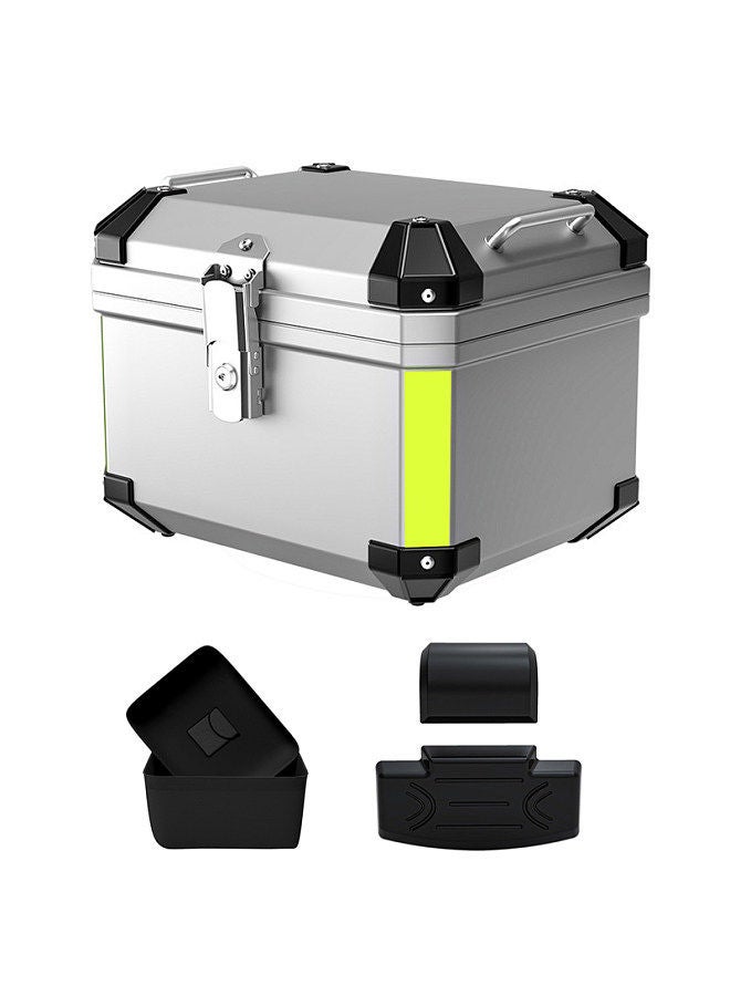 Generic 45L  Motorcycle Rear Trunk with 2PCS  Security Lock for Store Helmet Large Luggage, Waterproof Motorcycle   Top Box, Universal Motorcycle Accessories - Image 1