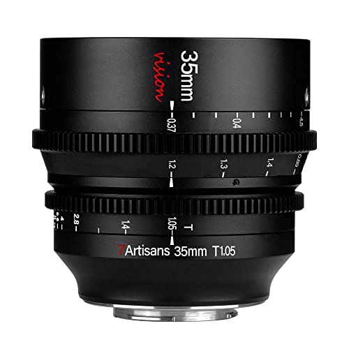 7artisans 25mm35mm50mm T105 Large Aperture Cine Lens WideAngle Manual Focus Low Distortion Mini Cinema Lens 35mm T105 for LeicaSigmaPanasonic L - Image 1
