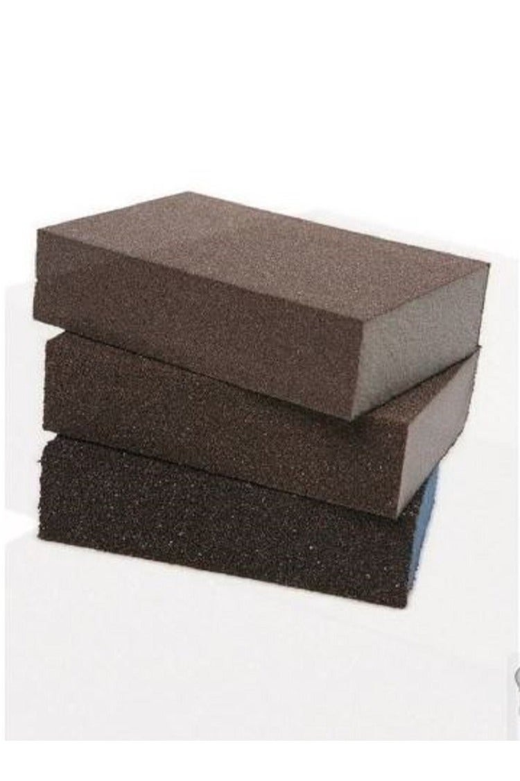 3 Pieces of Magic Carbon Cleaning Sponge - Brown - Image 1