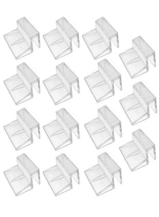 Weilan Aquarium Lid Clips 10mm Thick Rimless Tank Cover Clips Acrylic Fish Tank Cover Support Holder,15Pieces - Image 1