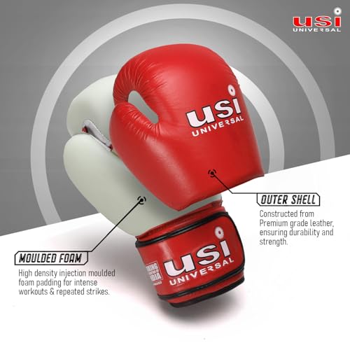 USI Amateur Contest Gloves (Red, 12oz) - Image 4