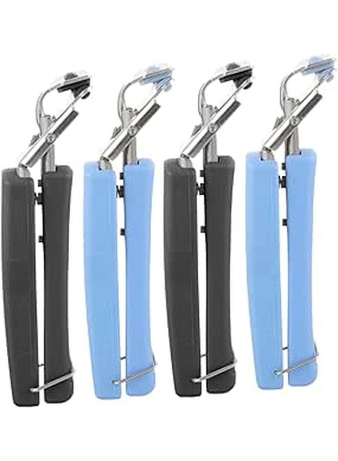 Hot Plate Gripper Clips Set of 4 Slip Resistant Safe Handling for Bowls Outdoor Cooking - Image 1