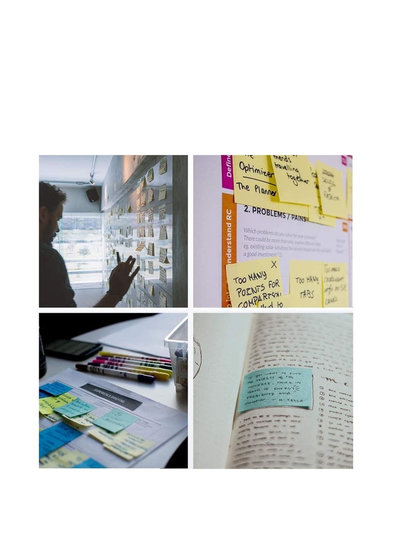 Zikra Sticky Notes Set with Bookmark Index for Planner Bullet Journaling Notebook Textbook Calendar, 60 Ruled (4x6), 40 Dotted (3.8x3), 40 Blank (3.5x2.6), 60 Orange and Pink, 25 per Color - Image 3