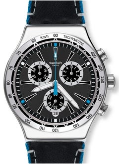 Unisex Blue Details Quartz Movement Water Resistant Wrist Watch - 43 Mm
