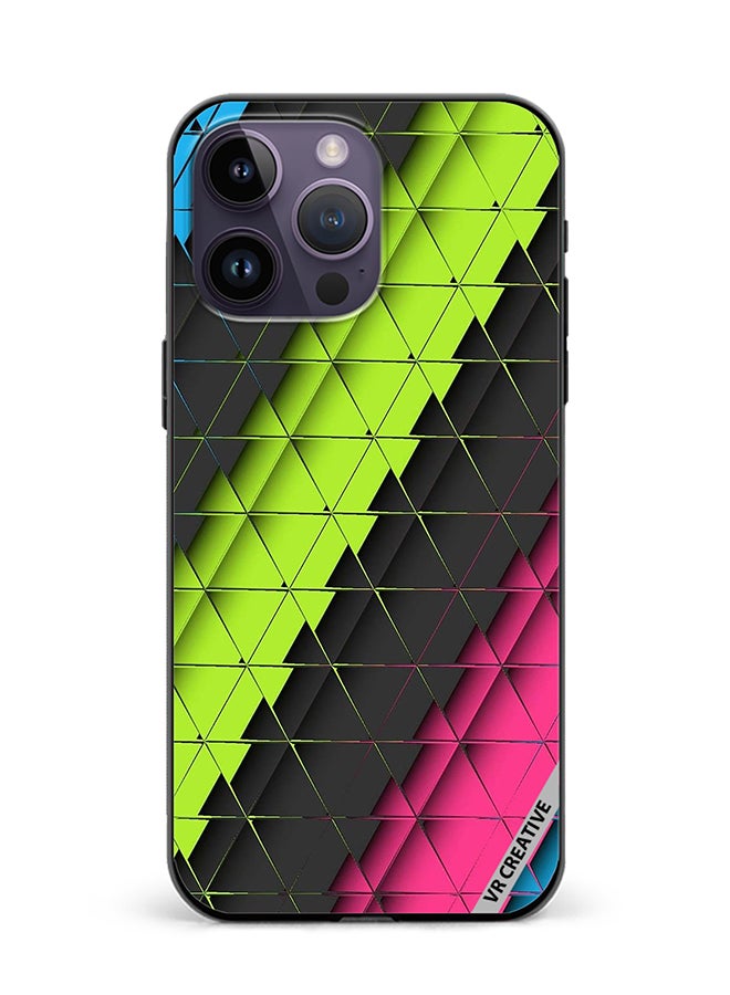 VR CREATIVE Protective Case Cover For Apple iPhone 16 Pro Abstract Design Multicolour - Image 1
