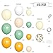 MEBAY Sage Green Orange Balloon Arch Kit 141Pcs Pea Green Orange Pastel Yellow Sand White and White Latex Balloons for Birthday Wedding Baby Shower Gender Reveal Anniversary - Image 4