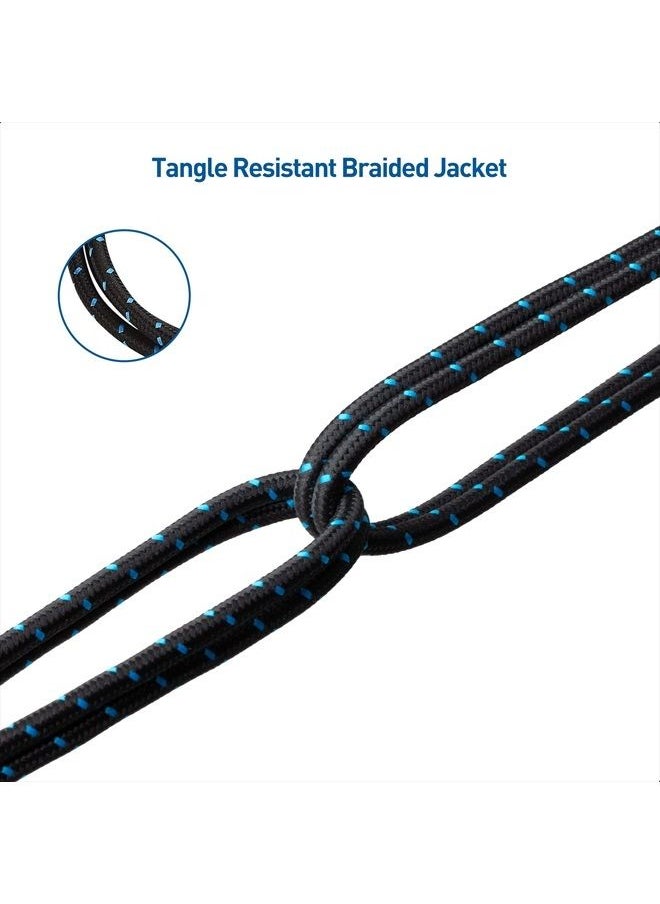 Cable Matters - Braided USB C to Micro USB Cable 3.3 ft (Micro USB to USB-C Cable, USB Type C to Micro USB Cable) in Black - Image 1