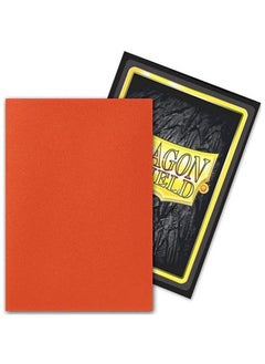 Arcane Tinmen Dragon Shield Matte Japanese Dual Ember Alaria: Warrior Princess (Orange)100 Ct Japanese Size Card Sleeves Mtg Card Sleeves Compatible With Pokemon & Magic The Gathering (At 15154)  - Image 2