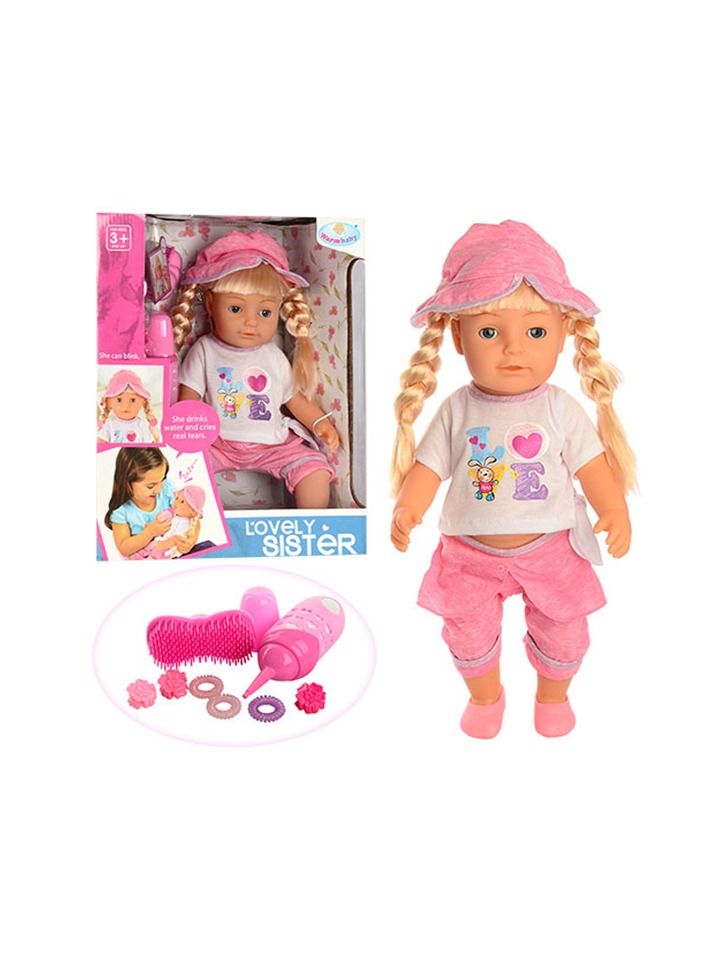 Warm Baby Lovely Sister with Accessories - WZJ016-2 - Image 2