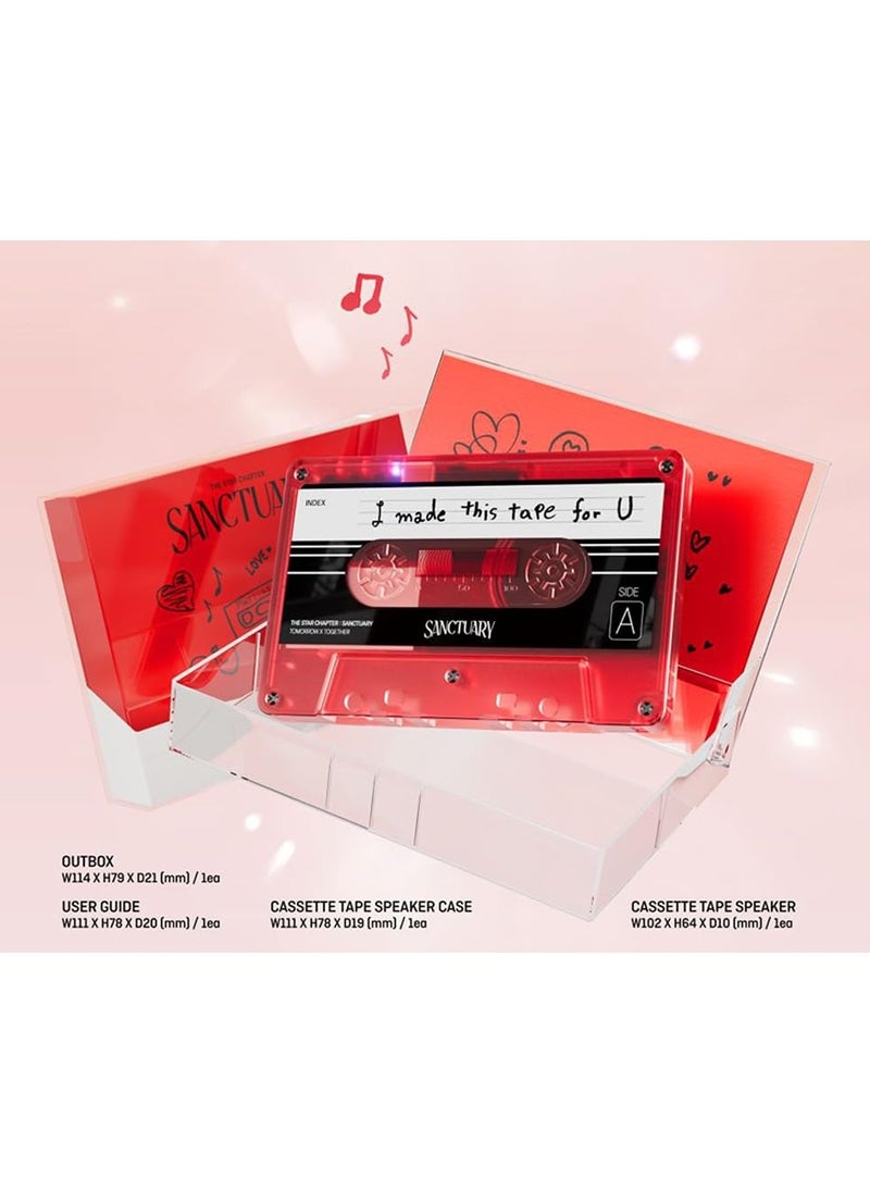 TXT Tomorrow X Together 7th Mini Album The Star Chapter Sanctuary Cassette Type Speaker Version Kpop Music with Cassette Speaker TF Card and More  - Image 3