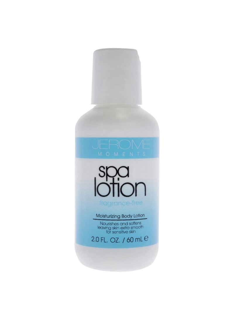 JEROME MOMENTS Spa Lotion Fragance Free Body Lotion Unisex 2 oz 