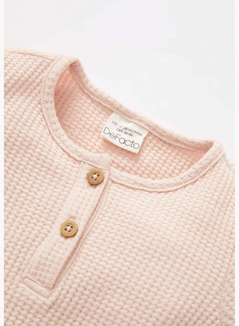 DeFacto 2 Pack BabyGirl Regular Fit Bike Neck Long Sleeve Homewear