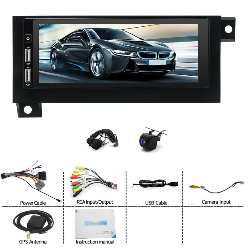 Aublinto 6.8" Double Din Car Radio Stereo for 1994â€“2002 Dodge Ram 1500 2500 3500/Cirrus 1995-2000/Jeep Grand Cherokee 1994-1998 Android 13 with Wireless & Wired Carplay Android Autoï¼ŒBackup Camera+MIC - Image 5