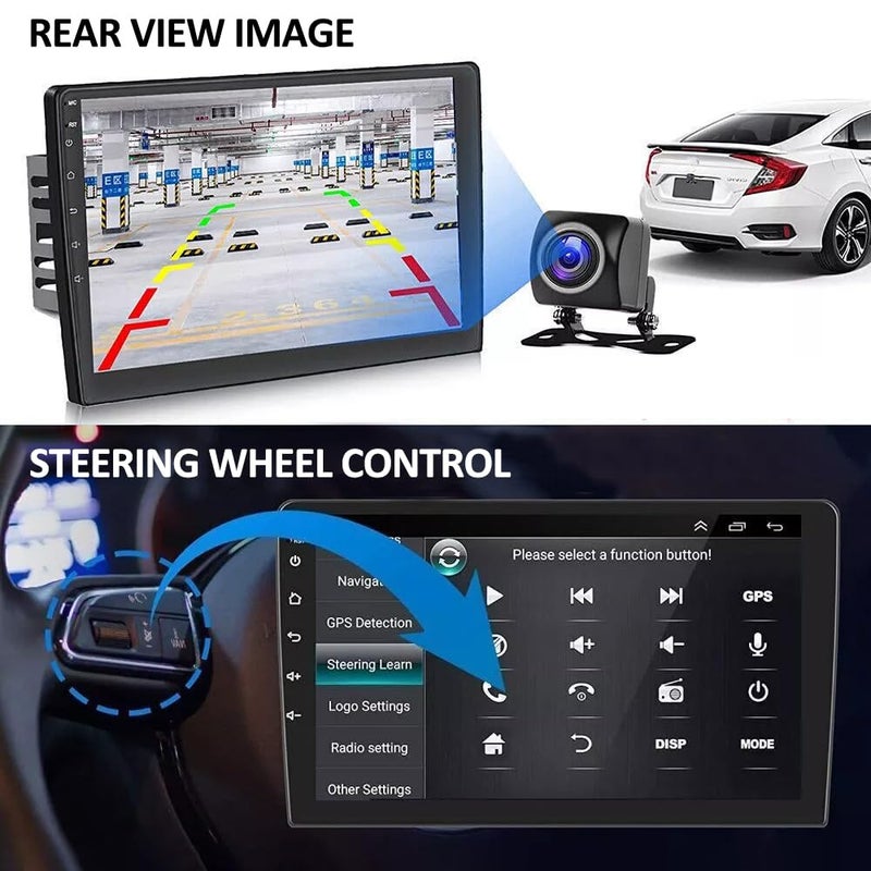 Aublinto 6.8" Double Din Car Radio Stereo for 1994â€“2002 Dodge Ram 1500 2500 3500/Cirrus 1995-2000/Jeep Grand Cherokee 1994-1998 Android 13 with Wireless & Wired Carplay Android Autoï¼ŒBackup Camera+MIC - Image 4