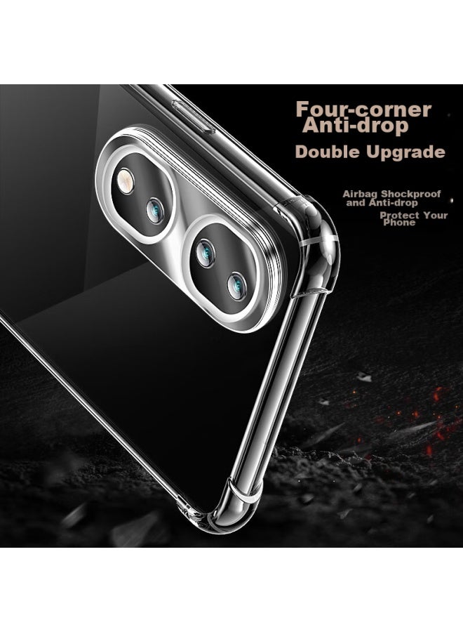 Kelleia Honor 90 Pro Phone Case, Honor 90 Pro Protective Cover, Full Protection Shockproof Tpu Airbag Soft Case/protective Case, Transparent, 5.15 Inches - Image 3