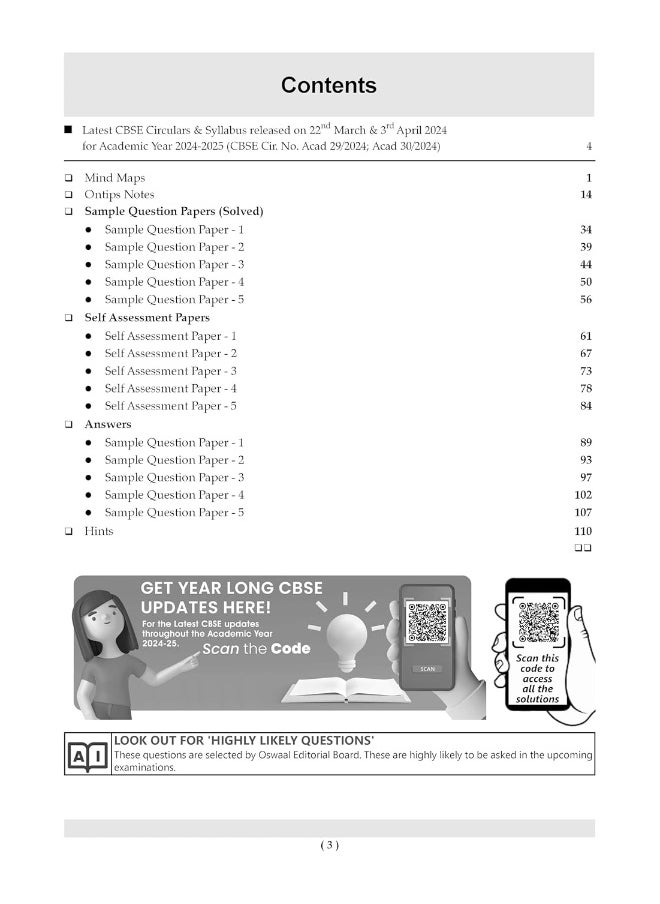 null - Oswaal CBSE Sample Question Papers Class 9 Science Book (For 2025 Exam) - Image 1