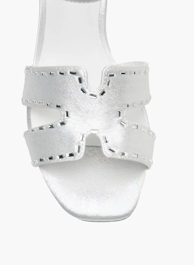 Celeste Womens Slingback Sandals With Buckle Closure And Stiletto Heels