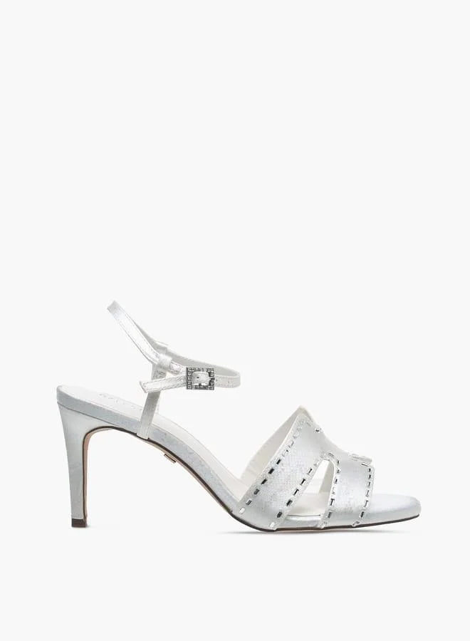 Celeste Womens Slingback Sandals With Buckle Closure And Stiletto Heels Ramadan Collection