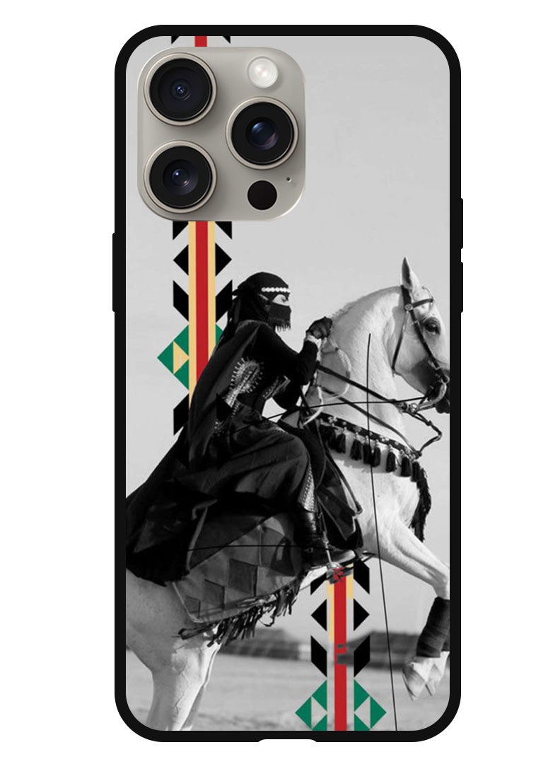 Theodor Protective Case Anti Scratch Shock Proof Bumper Cover For iPhone 15 Pro Max Horse riding - Image 1