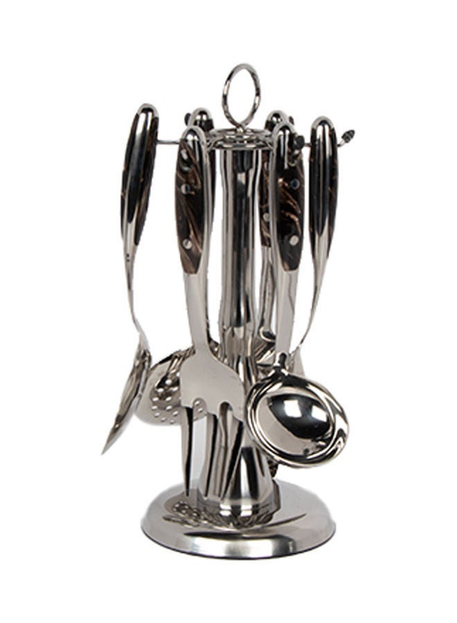 NIBEMINENT 7-Piece Cutlery Set Silver - Image 1