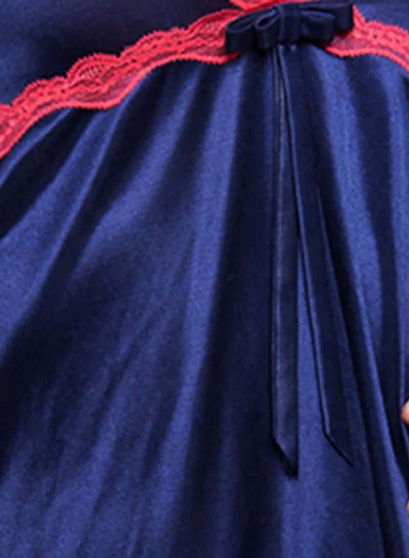 كلوفيا Clovia Chic Basic Babydoll in Navy