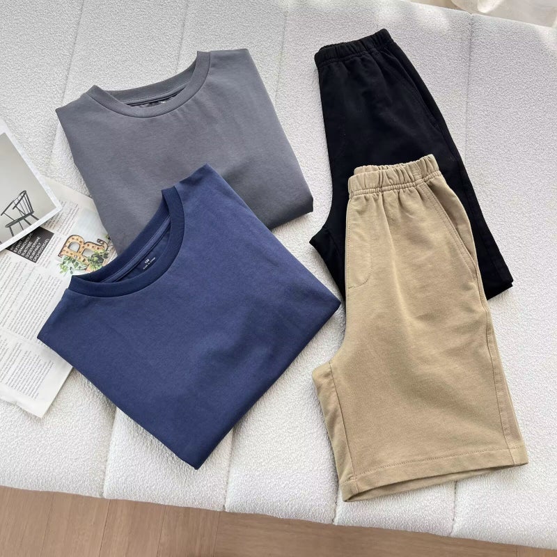 2025 Spring And Children'S Clothing Boys And Girls Casual Suits Short-Sleeved T-Shirts Shorts Pajamas Home Clothes 474658 - Image 3