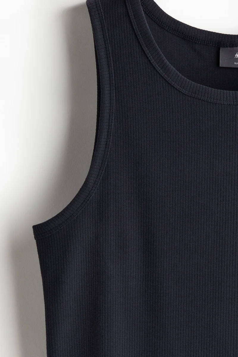 H&M Slim Fit Ribbed vest top