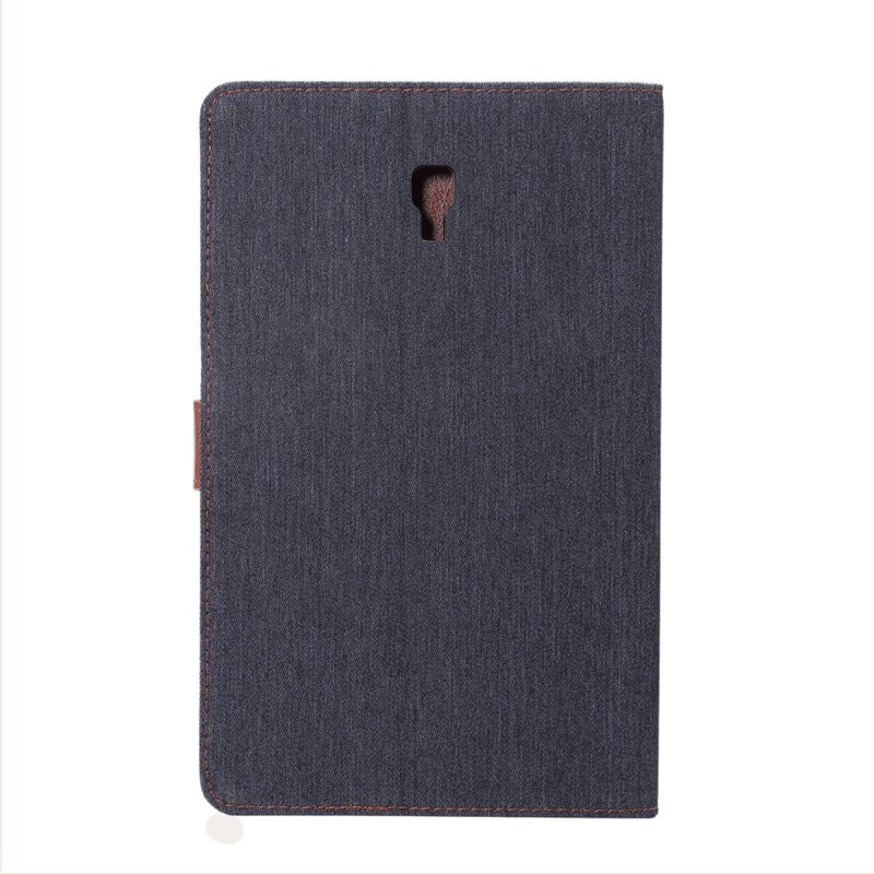 Dibase Denim Texture Horizontal Flip Pu Leather Case For Galaxy Tab A 10.5 / T590, With Holder & Card Slot (Black) - Image 3