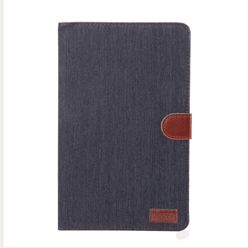 Dibase Denim Texture Horizontal Flip Pu Leather Case For Galaxy Tab A 10.5 / T590, With Holder & Card Slot (Black) - Image 2