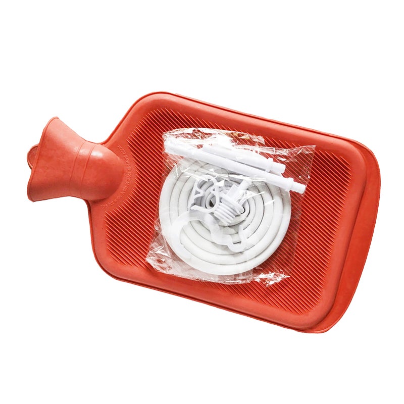 2L Enema Bag Cleaning Kit Long Hose Controllable Water Flow Valve Colon Cleanse Detox Tool for Colon Cleansing Enemas Red - Image 4