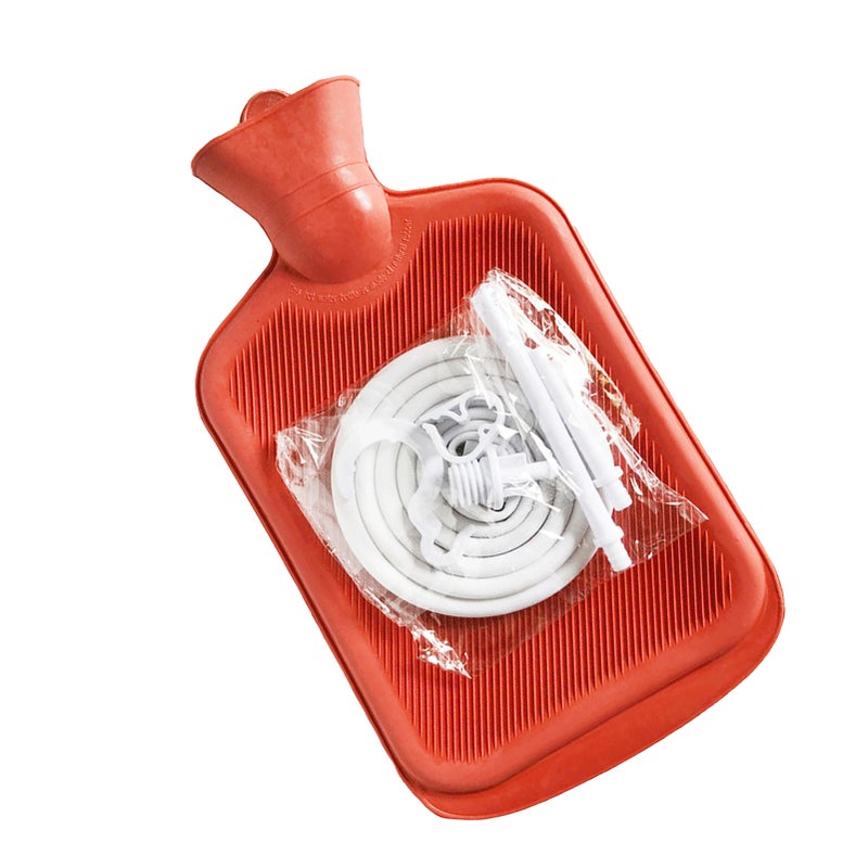 2L Enema Bag Cleaning Kit Long Hose Controllable Water Flow Valve Colon Cleanse Detox Tool for Colon Cleansing Enemas Red - Image 3
