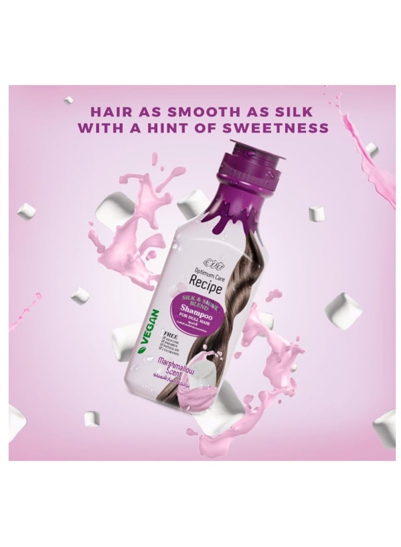 Eva Hair Shampoo 350ml Recipe Marshmallow Scented For Dull Hair - Image 2