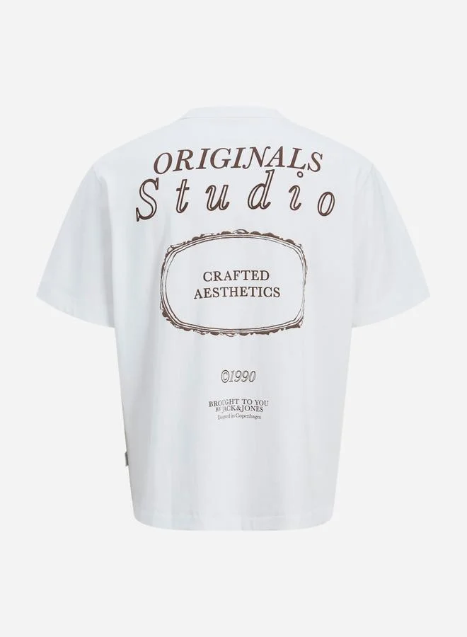 جاك اند جونز تيشيرت بياقة دائرية