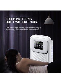 XiuWoo 1800ml  Small Dehumidifier With Remote Control for Home, Quiet Dehumidifiers for Bedroom, Bathroom, Rv, Closet, Portable Dehumidifiers with Auto Shut Off, Sleep Mode, Intelligent Humidity Control  - Image 4