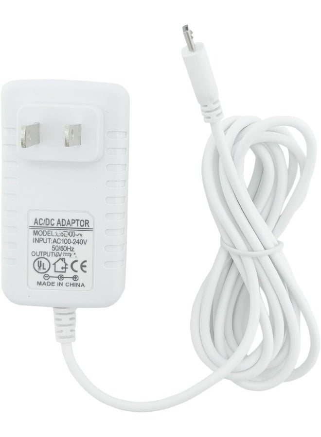 PDEEY Charger Replacement for V-Tech, Babysense, Owlet, LBTech, Eufy, Moonbaby Baby Monitor, VAVA Cam, Power Cord Micro USB Adapter, Charging Cable 6 FT - Image 3