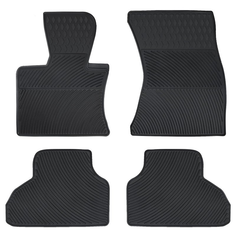 Matericuo Car Floor Mats Custom Fit for BMW X5 F15 2014-2018,X6 F16 2015-2019 Full Black Rubber Auto Liner Mats All Weather Protection Heavy Duty Odorless - Image 5
