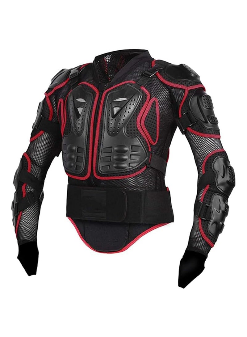 NANAO Motorcycle Jacket Men Motorcycle Armor Motocross Racing Protective Gear,Sports Off-Road Armor-Anti-Fall,Guard Shirt Jacket 2XL - Image 2