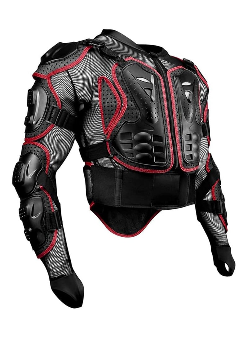 NANAO Motorcycle Jacket Men Motorcycle Armor Motocross Racing Protective Gear,Sports Off-Road Armor-Anti-Fall,Guard Shirt Jacket 2XL - Image 4