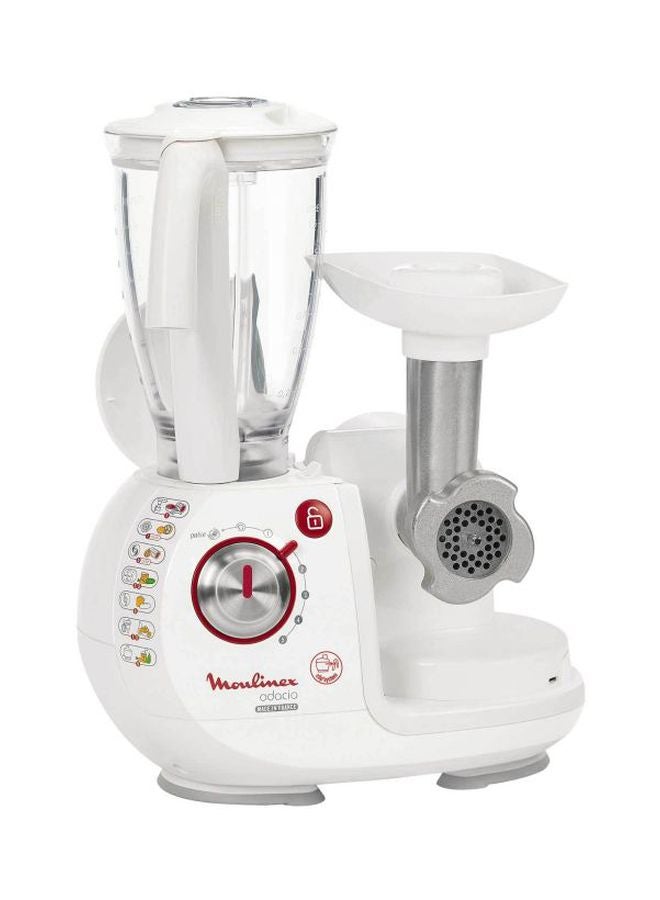Moulinex Food Processor 1000 W FP7371BM white - Image 1