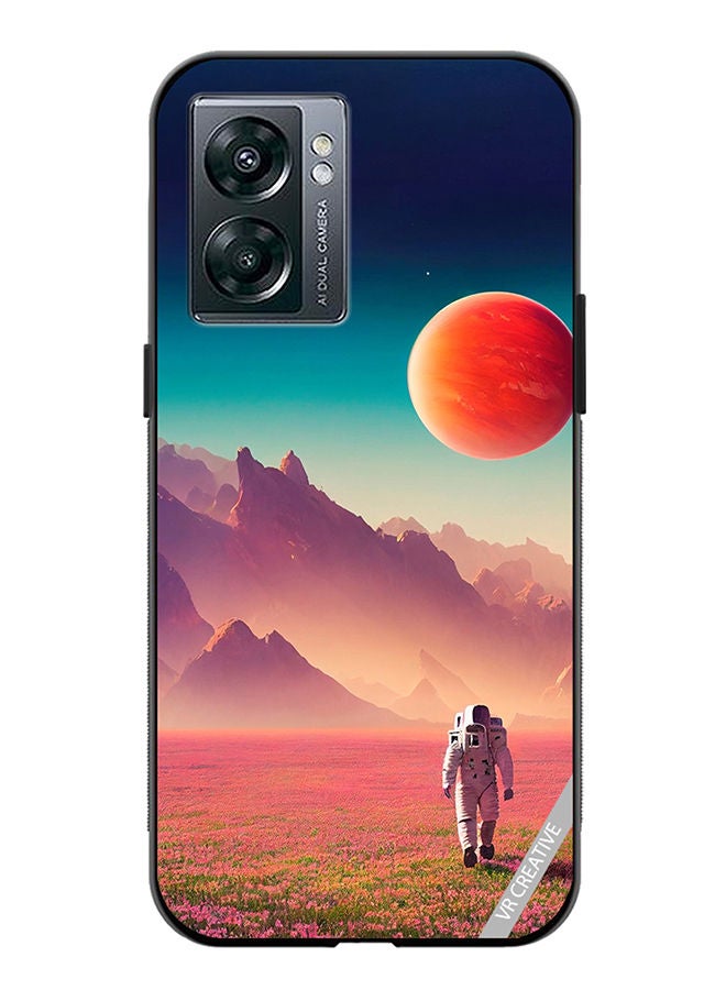 VR CREATIVE Protective Case Cover For OnePlus Nord N300 An Astronaut In A Spacesuit Walks Around An Alien Planet And Explores Its Surface Design Multicolour - Image 1