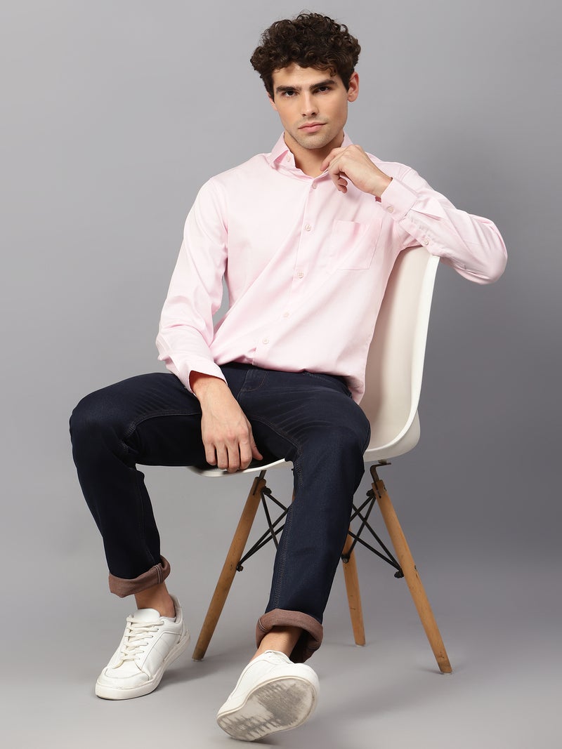 AMSWAN PINK CASUAL SHIRT FOR MEN'S - Image 2