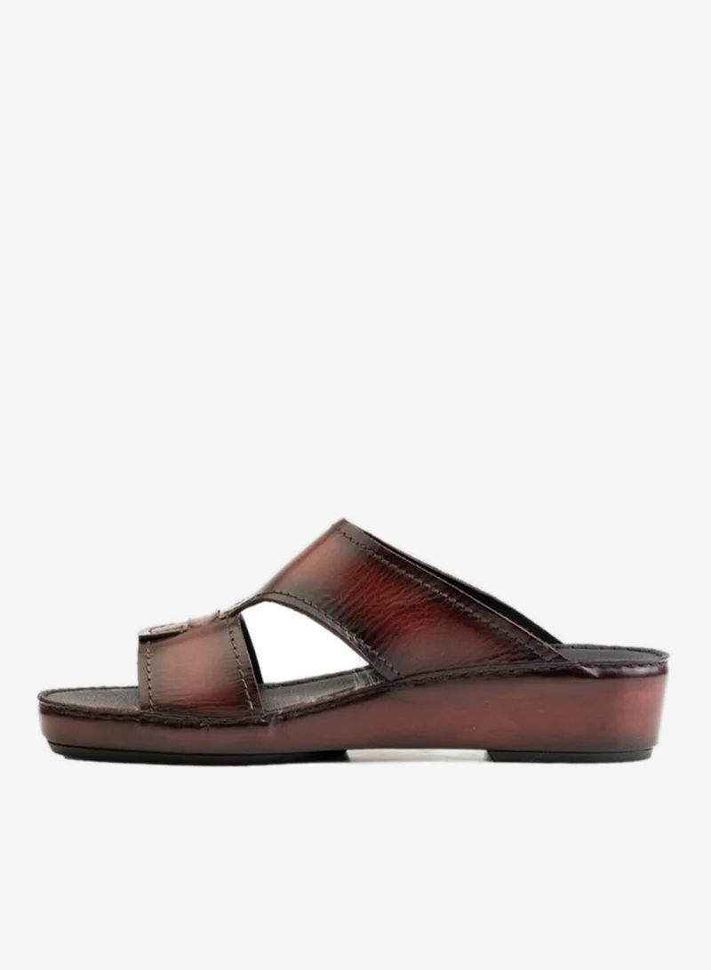 Language Black/Brown Men's Izmir Open Straps Sandal for Men | Best Price UAE