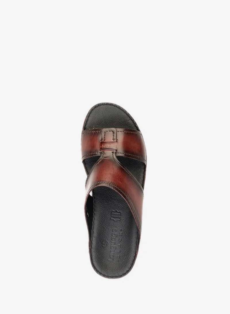 Language Black/Brown Men's Izmir Open Straps Sandal for Men | Best Price UAE