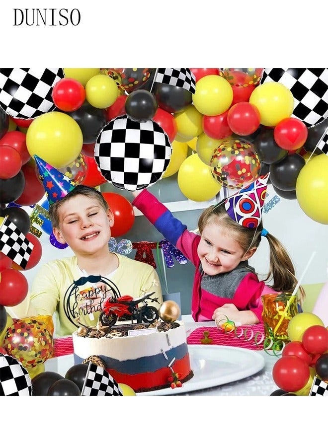 DUNISO 126 pcs Black and Gold Balloons Garland Arch Kit Black Metal Gold and Metallic Confetti Gold Balloons for Shower Birthday Wedding Bachelorette Party Decorations Supplies Anniversary - Image 3