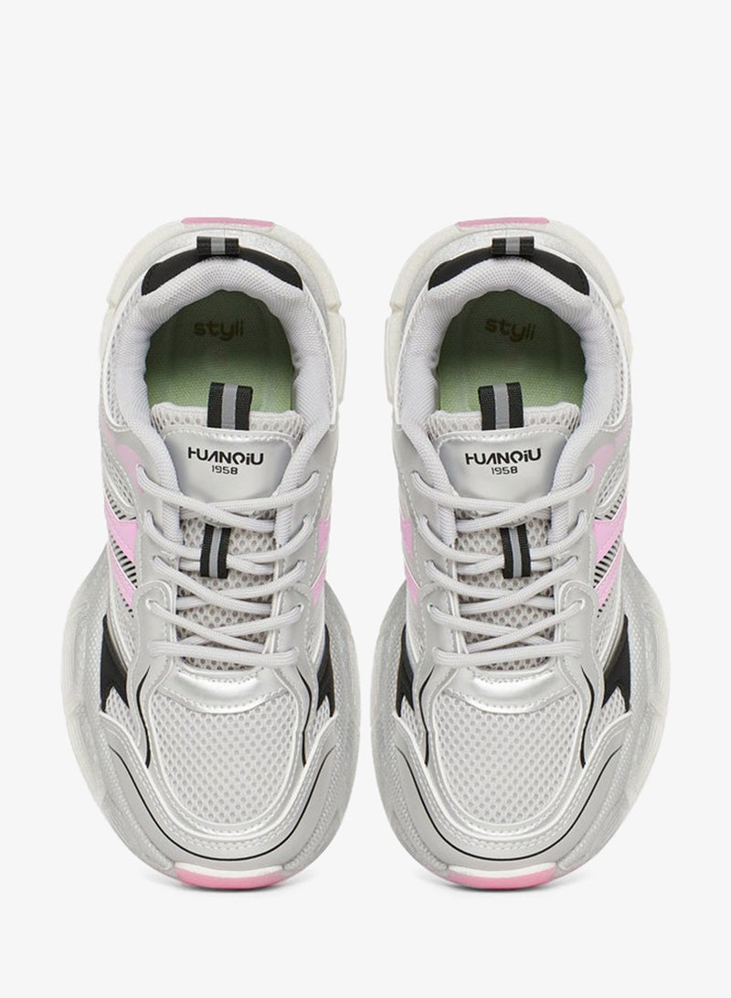 ستايلي اكتيف سنيكرز ستايلي برباط ونعل سميك - Image 5