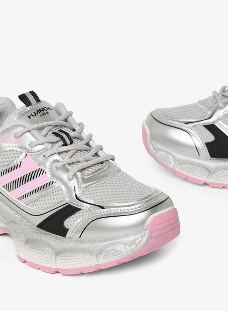 ستايلي اكتيف سنيكرز ستايلي برباط ونعل سميك - Image 4