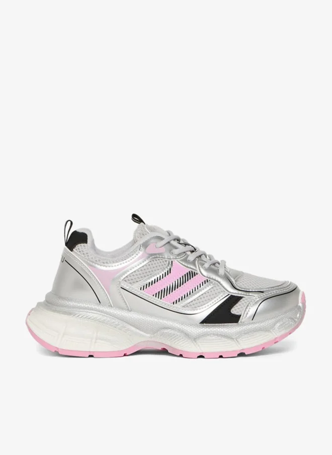 Styli Active Chunky Sole Lace Up Sneakers