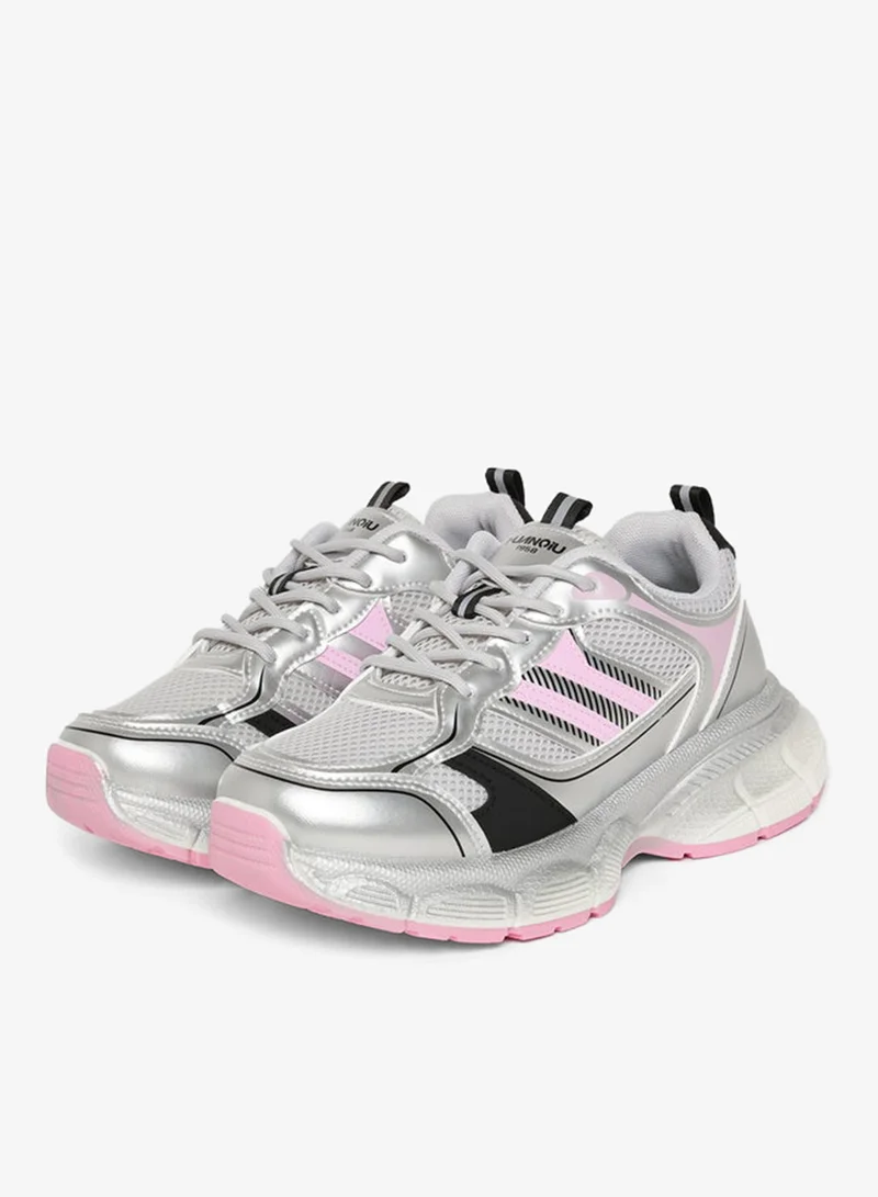 Styli Active Chunky Sole Lace Up Sneakers