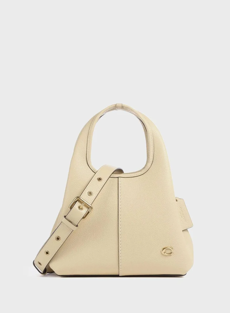 كوتش Lana Shoulder Bag 23 In Polished Pebble Leather